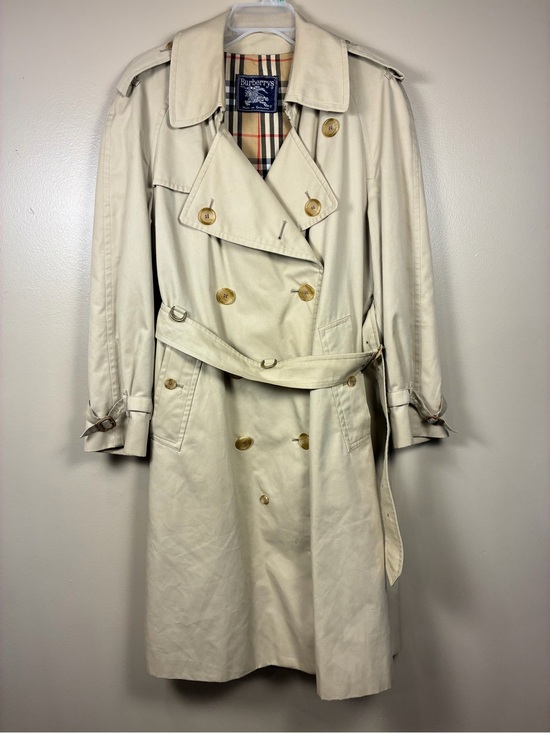 Burberry Other - Burberry England VTG Novacheck Classic Double Breasted Belted Trench Coat Unisex